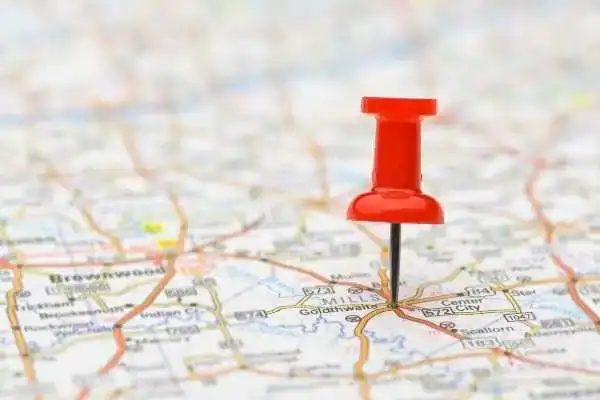 Image of locations Hertford pin in a map Lipo Freeze 2U.